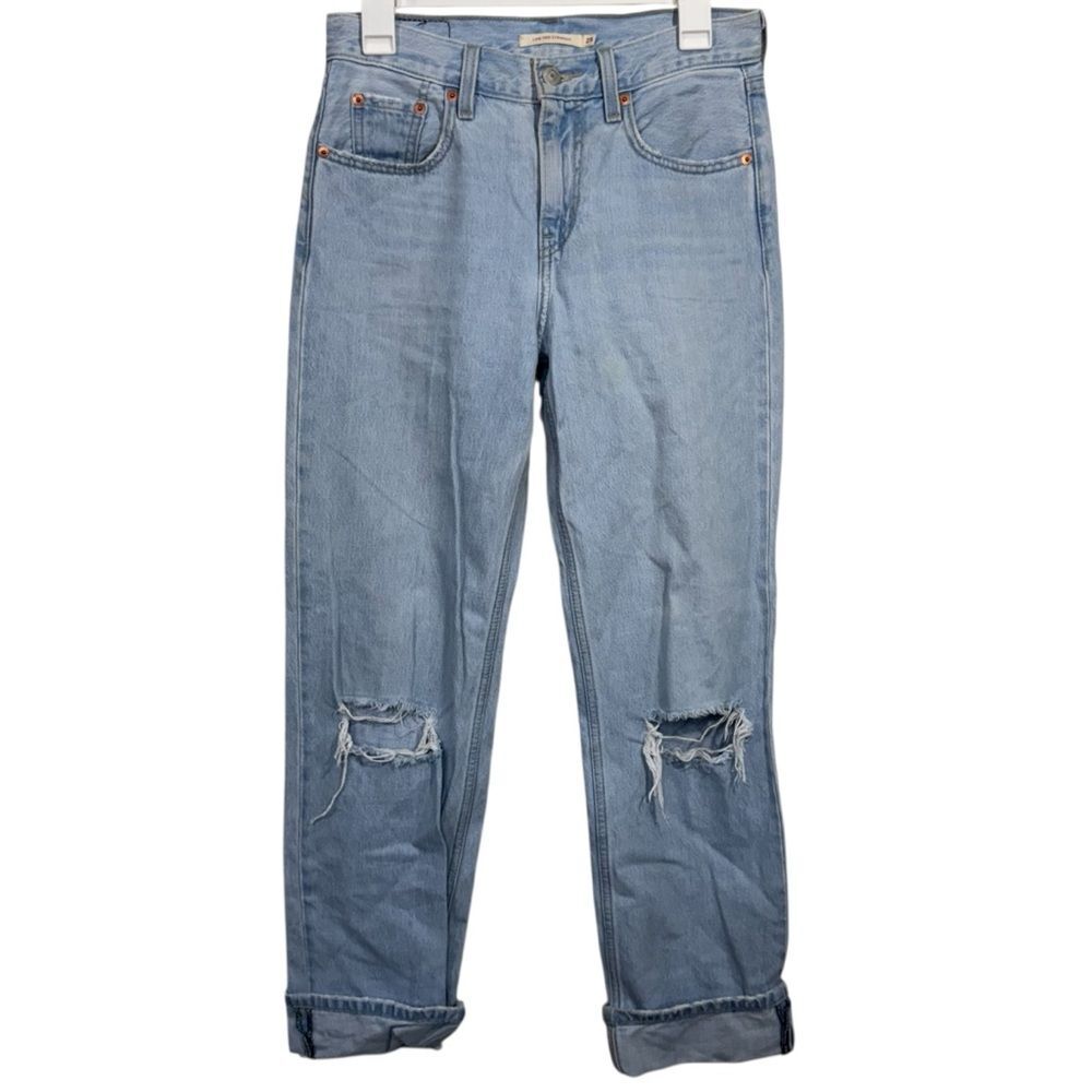 Levi's Light Wash Low Rise Pro Relaxed Straight Jeans